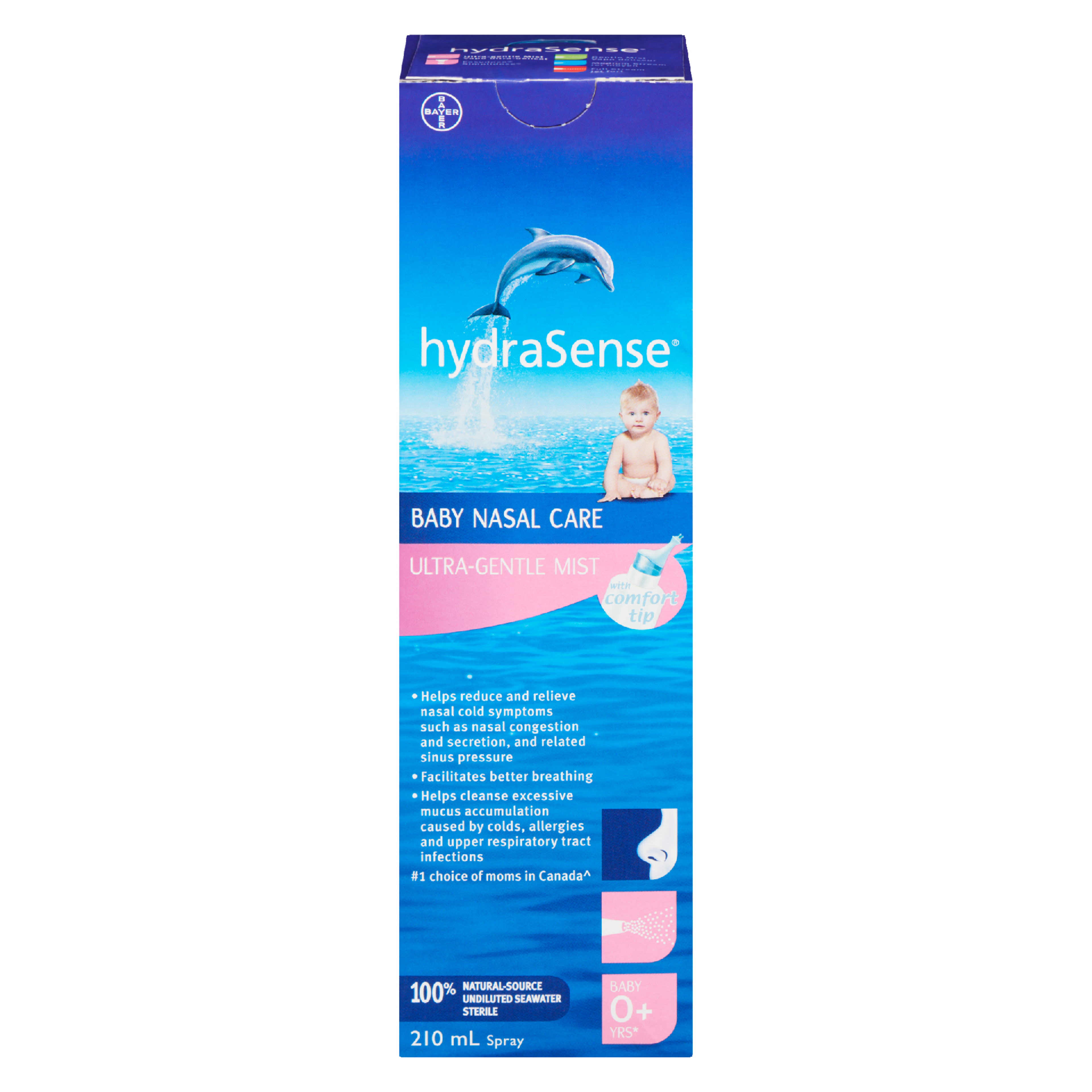 hydraSense Baby Nasal Care Ultra-Gentle Mist Baby 0+ Yrs 210 ml