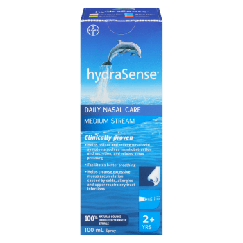 hydraSense Daily Nasal Care Medium Stream 2+ Yrs 100 ml