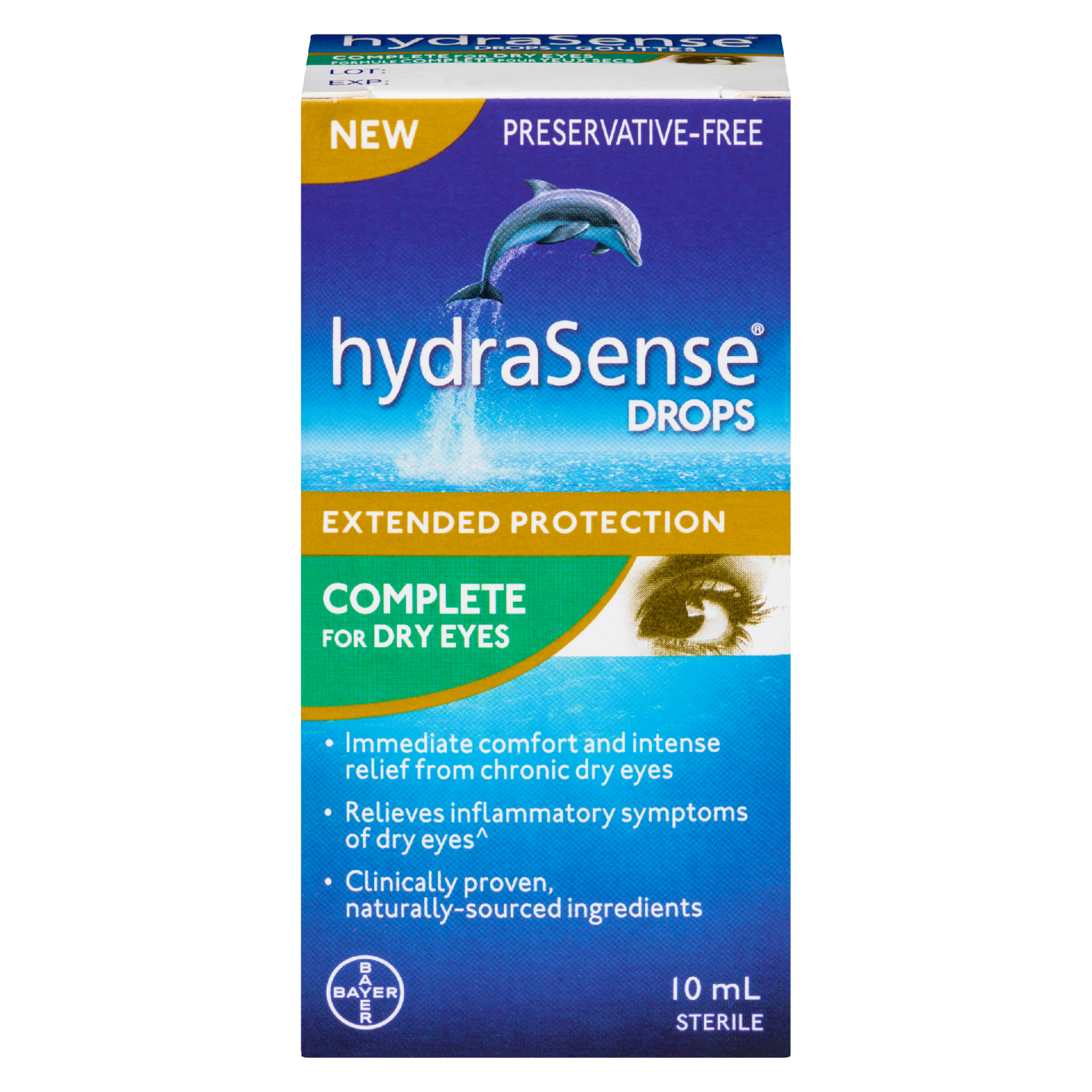 hydraSense Drops Complete for Dry Eyes 10 ml