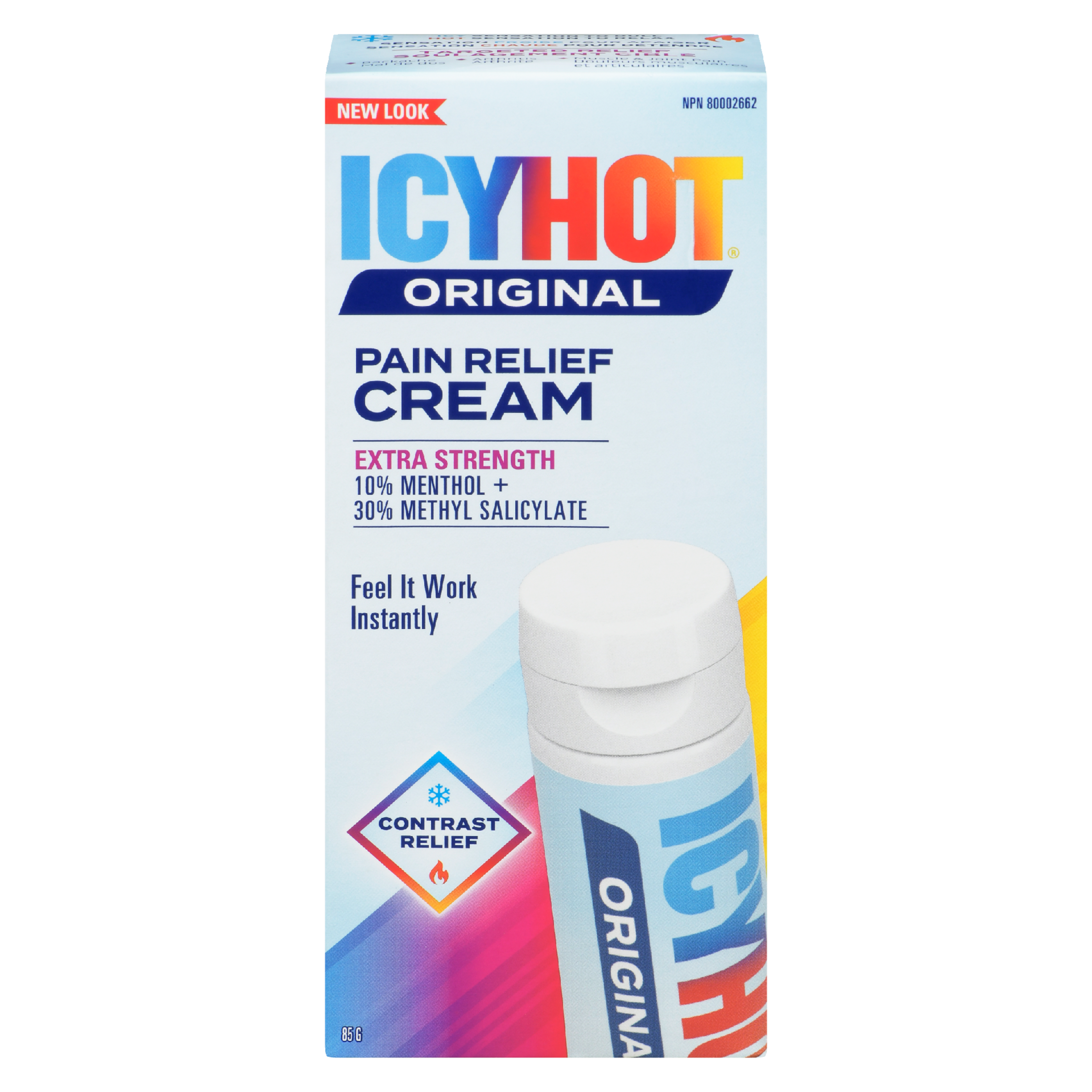 Icy Hot Pain Relief Cream Original Extra Strength 85 g