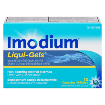 Imodium Liqui-Gels 12 Capsules