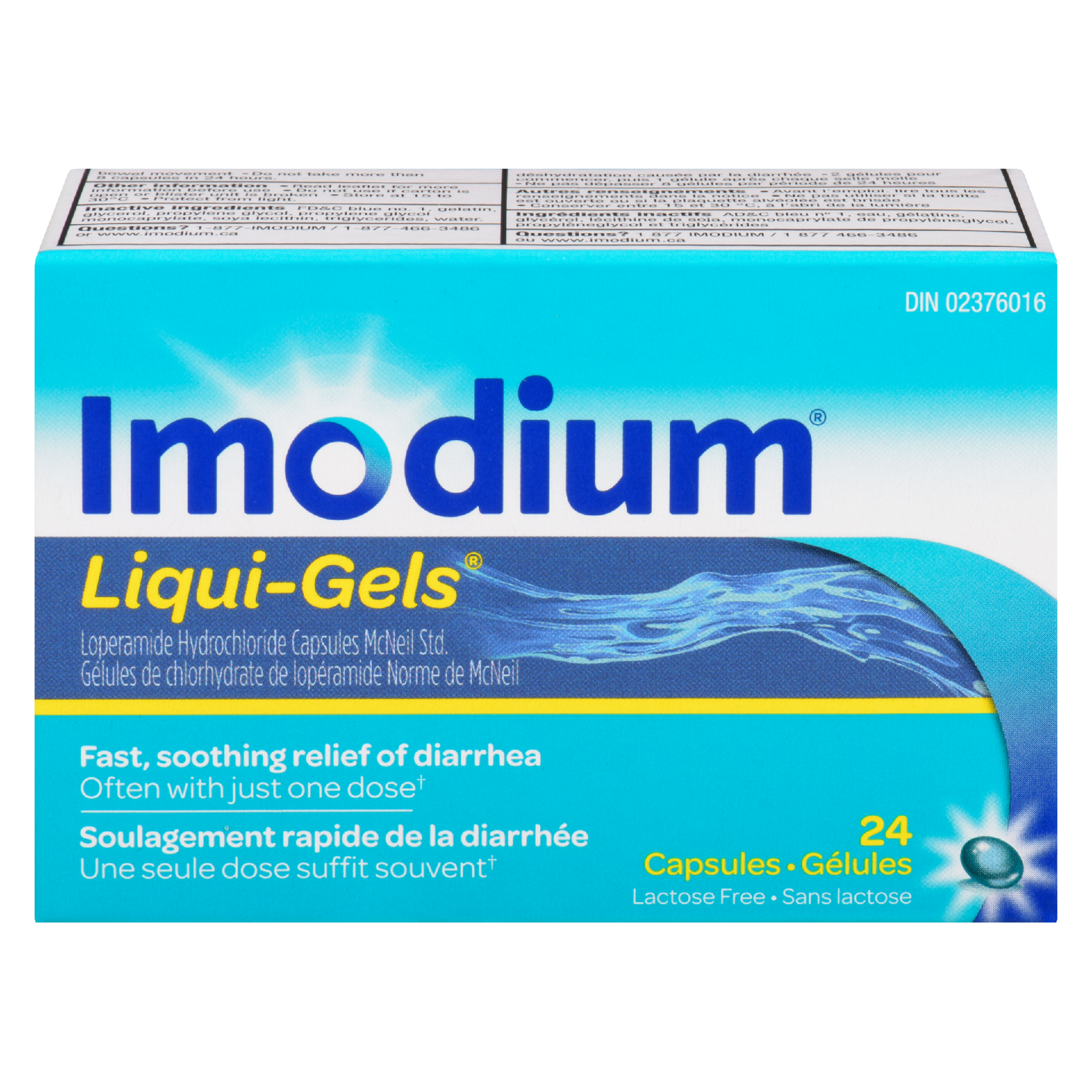 Imodium Liqui-Gels 24 Capsules
