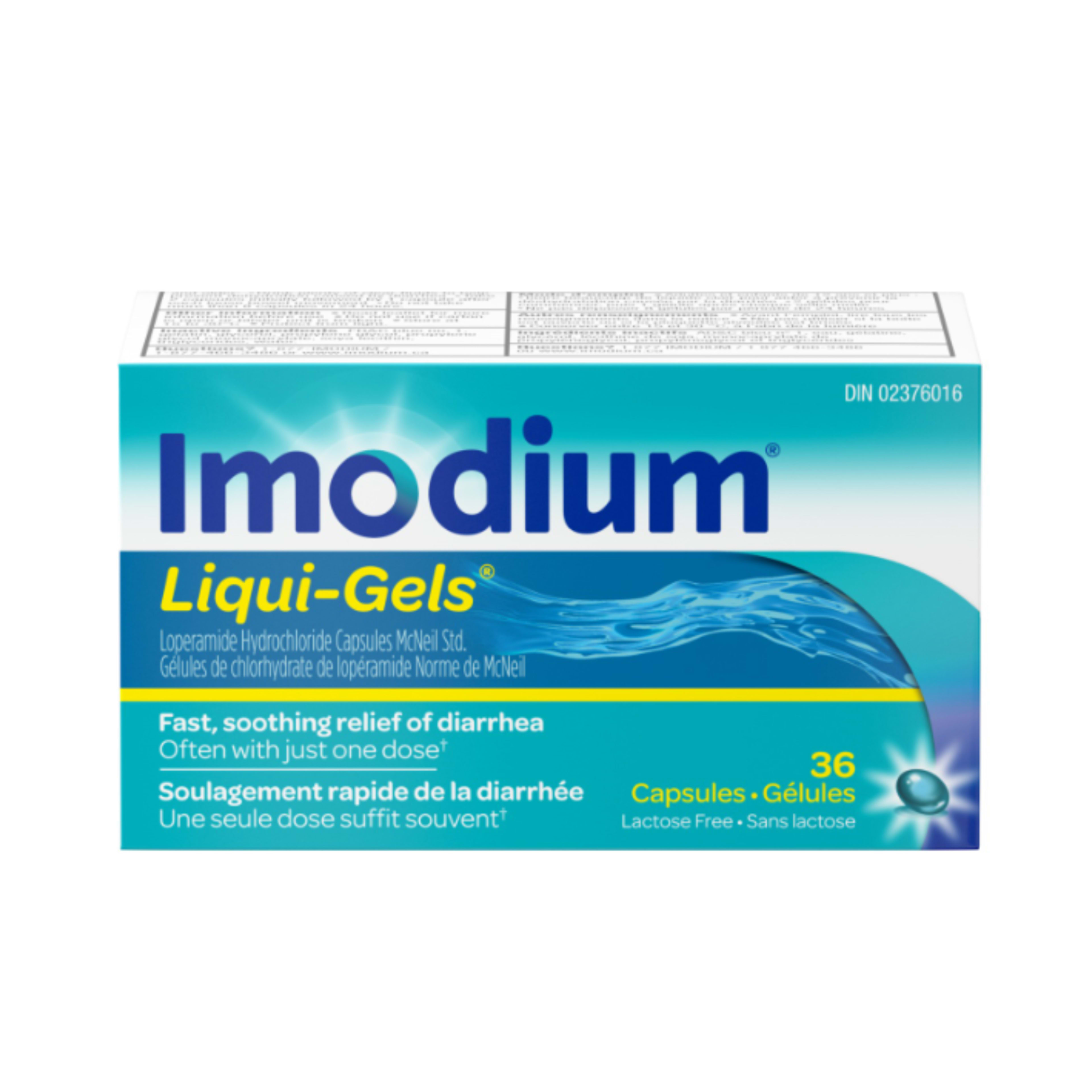 Imodium Liqui-Gels 36 Capsules