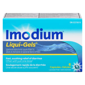 Imodium Liqui-Gels 6 Capsules