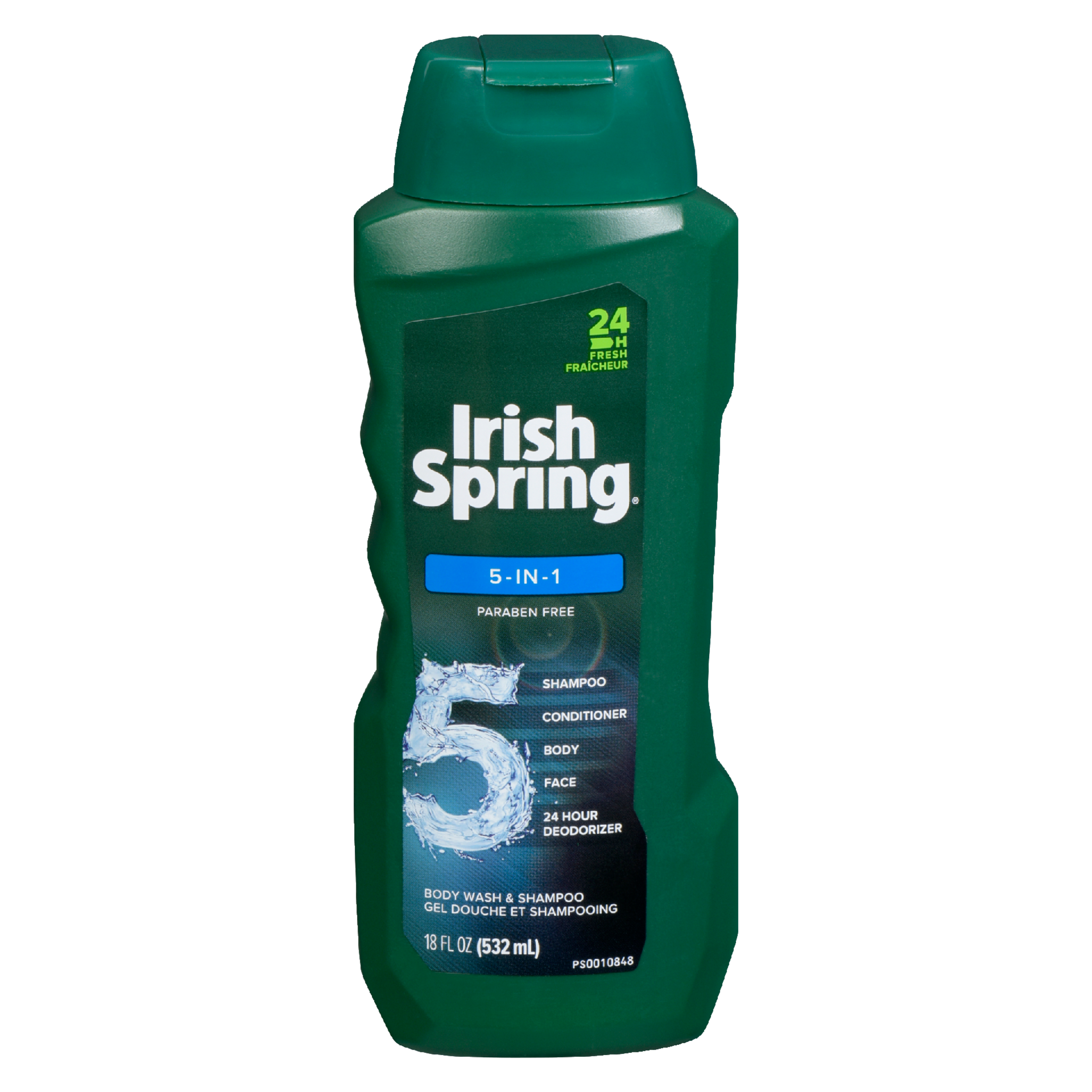 Irish Spring Body Wash & Shampoo 5-in-1 532 ml