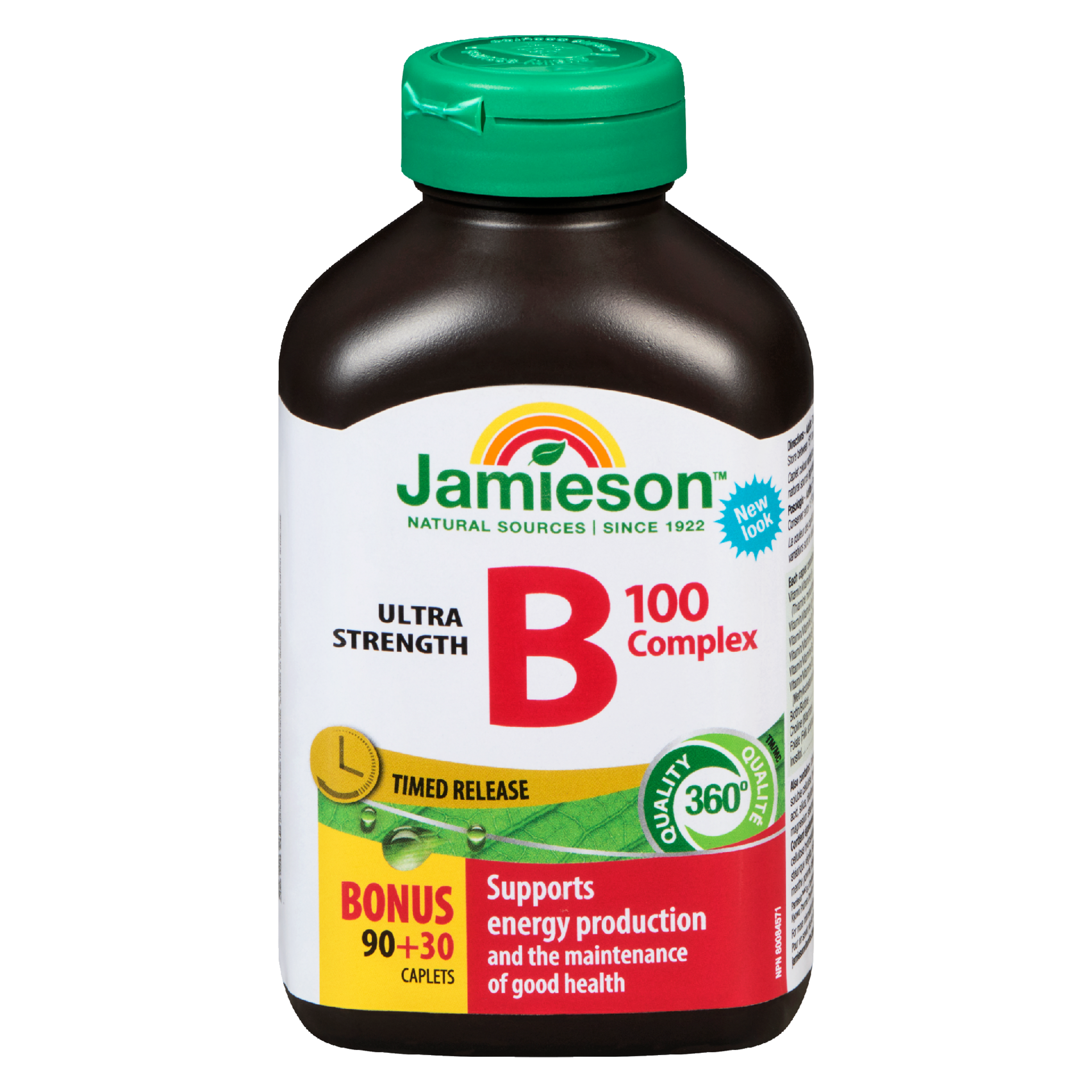 Jamieson B 100 Complex Timed Release Ultra Strength Bonus 90+30 Caplets
