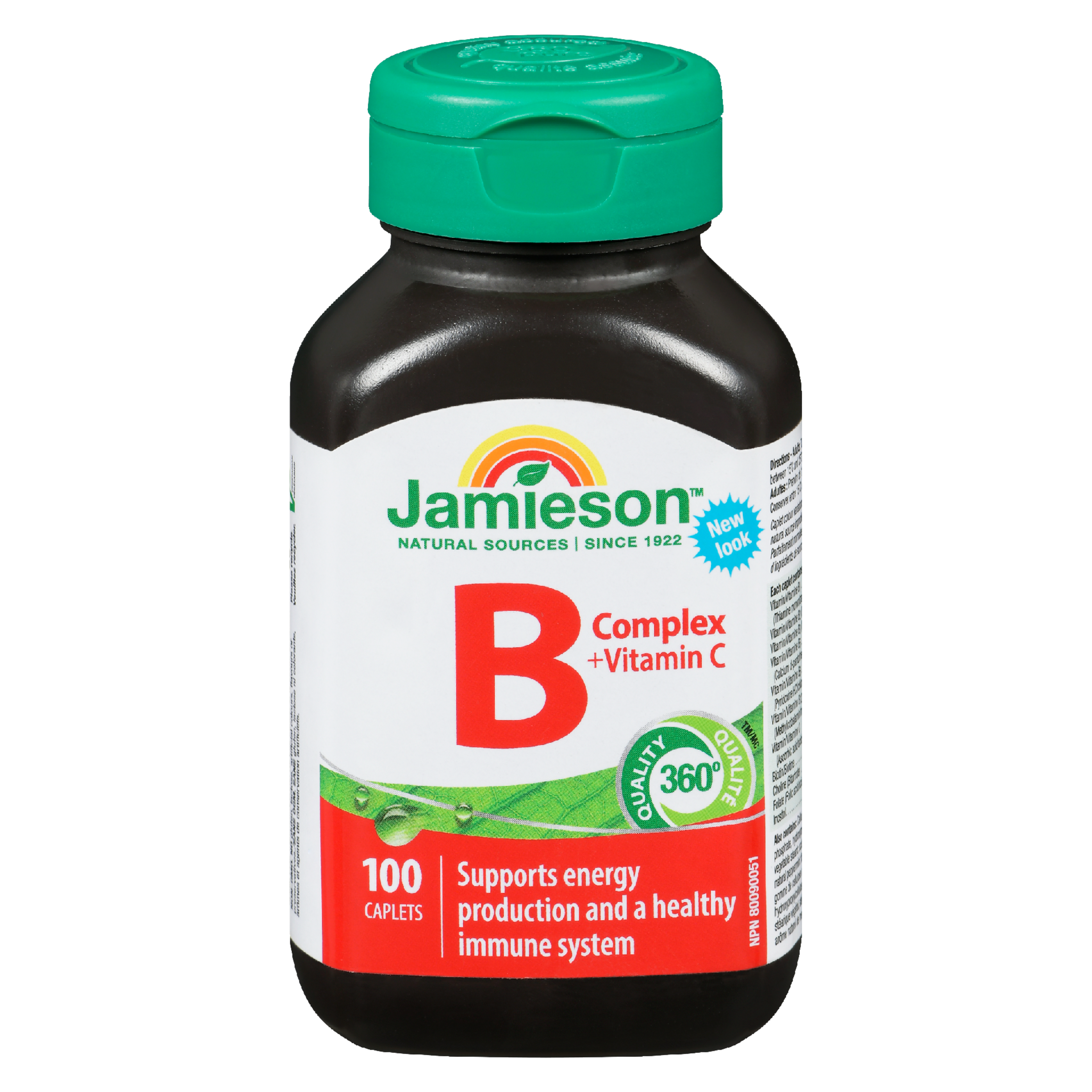 Jamieson B Complex +Vitamin C 100 Caplets