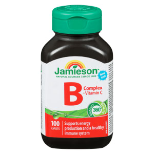 Jamieson B Complex +Vitamin C 100 Caplets