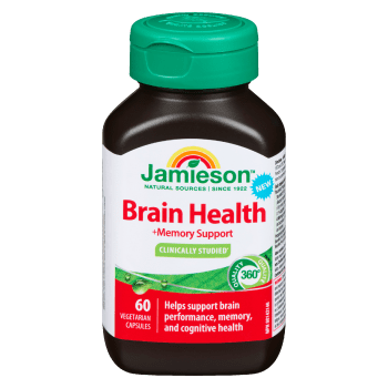 Jamieson Brain Health +Memory Support 60 Vegetarian Capsules