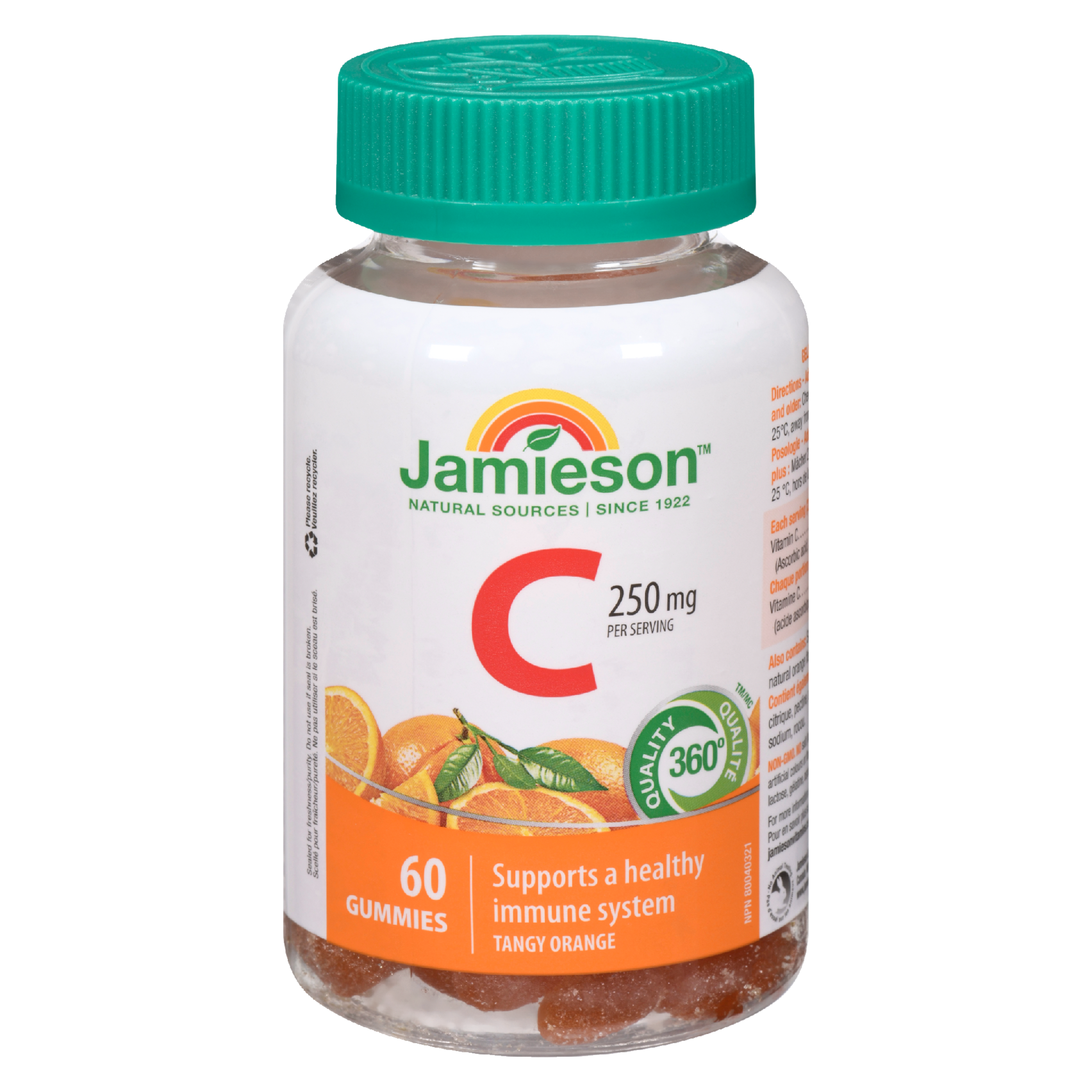 Jamieson C Tangy Orange 60 Gummies