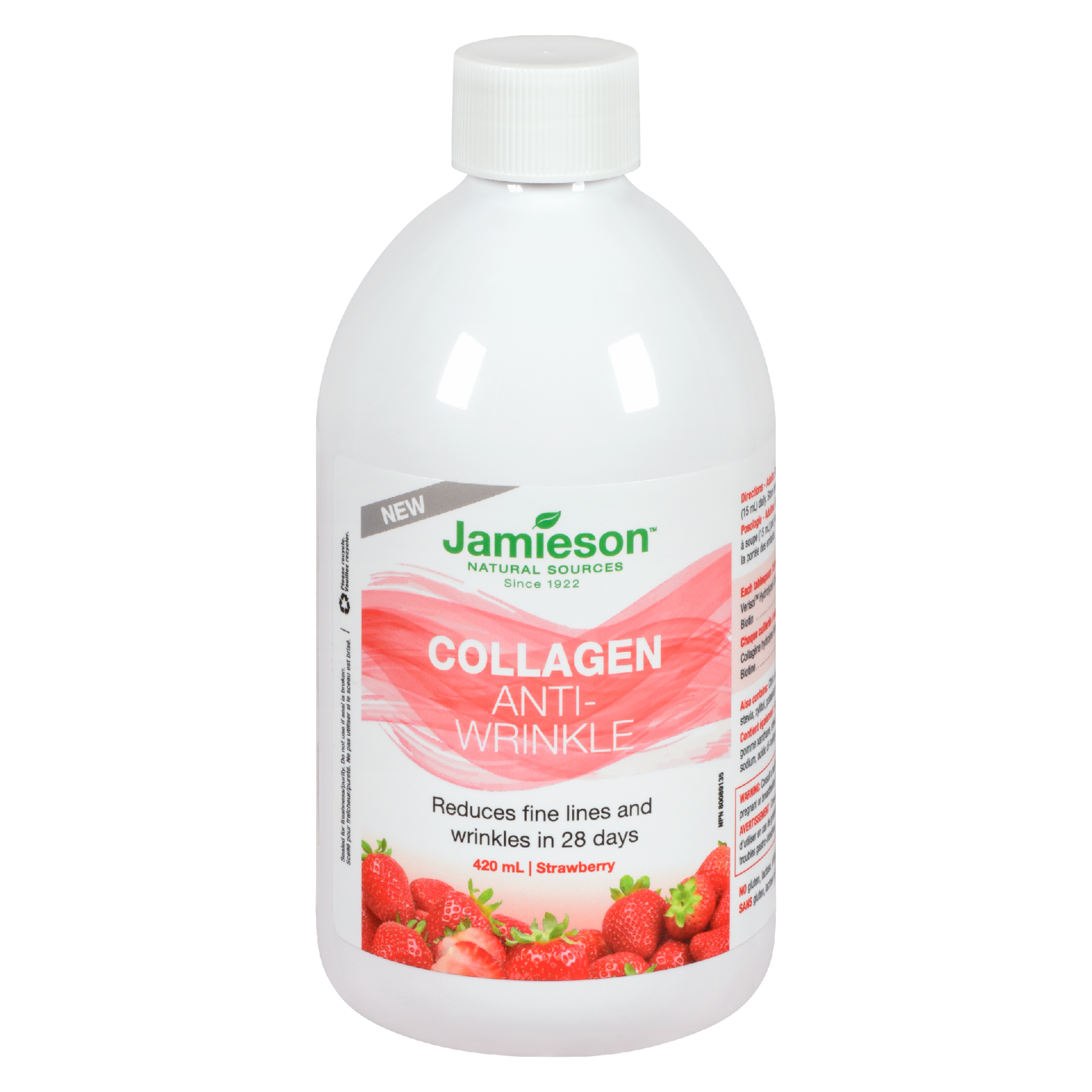 Jamieson Collagen Anti-Wrinkle Strawberry 420 ml