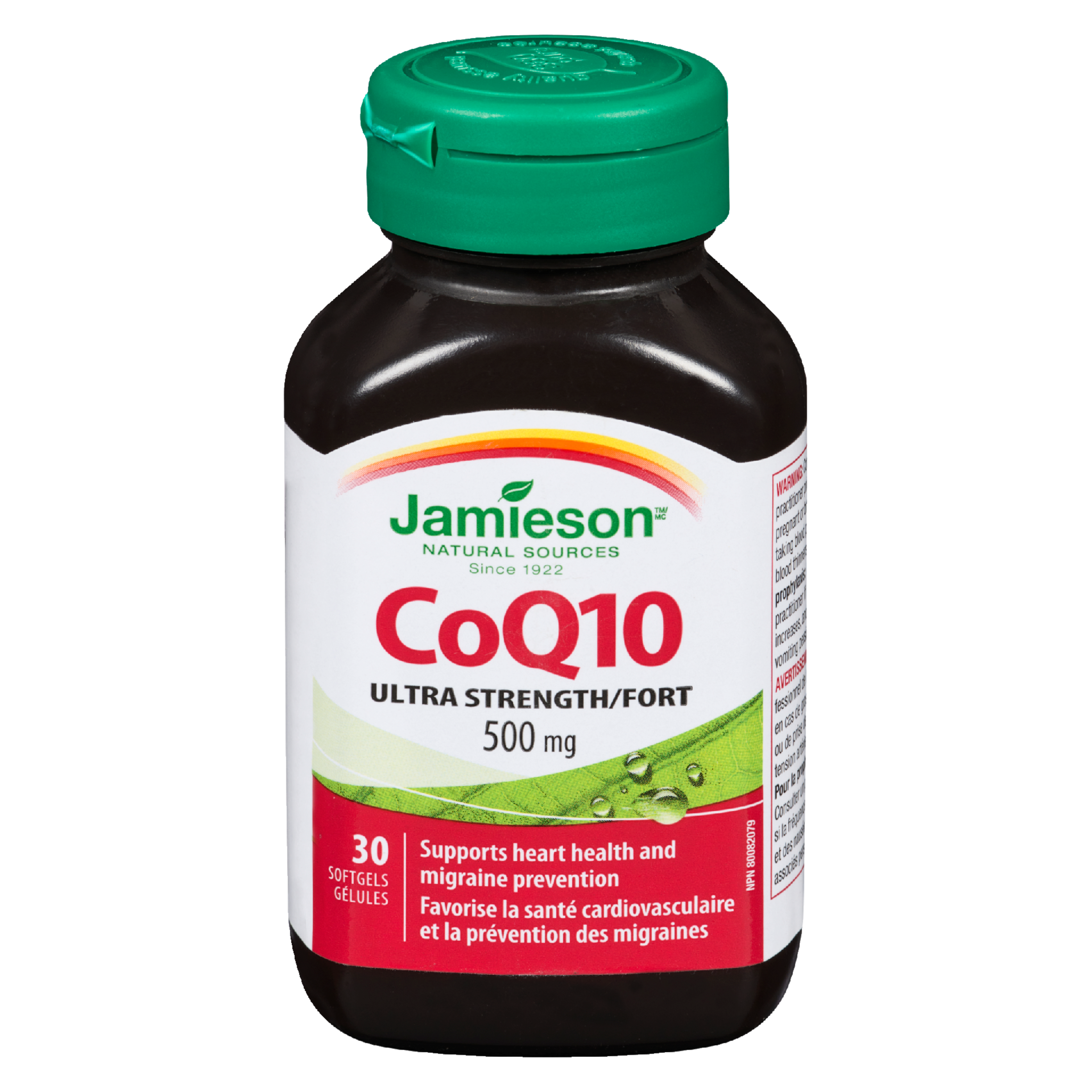 Jamieson CoQ10 Ultra Strength 500 mg 30 Softgels