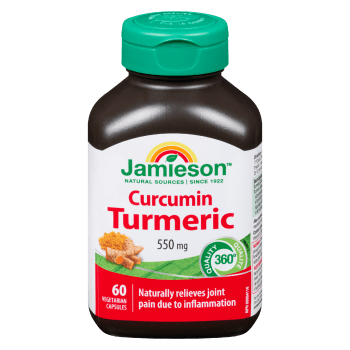 Jamieson Curcumin Turmeric 550 mg 60 Vegetarian Capsules