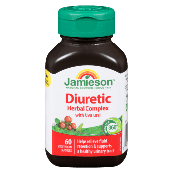 Jamieson Diuretic Herbal Complex with Uva Ursi 60 Vegetarian Capsules