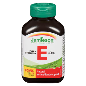 Jamieson E Extra Strength 400 IU 100+20 Softgels