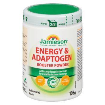 Jamieson Energy & Adaptogen Booster Powder Unflavoured 105 g