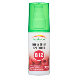 Jamieson Energy Spray B 12 Natural Raspberry Travel Size 58 ml