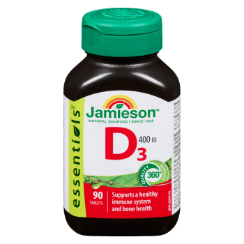 Jamieson Essentials D₃ 400 IU 90 Tablets