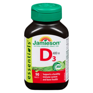 Jamieson Essentials D₃ 400 IU 90 Tablets