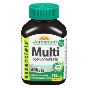 Jamieson Essentials Multi 100% Complete Adults 115 Caplets