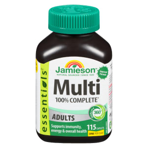 Jamieson Essentials Multi 100% Complete Adults 115 Caplets