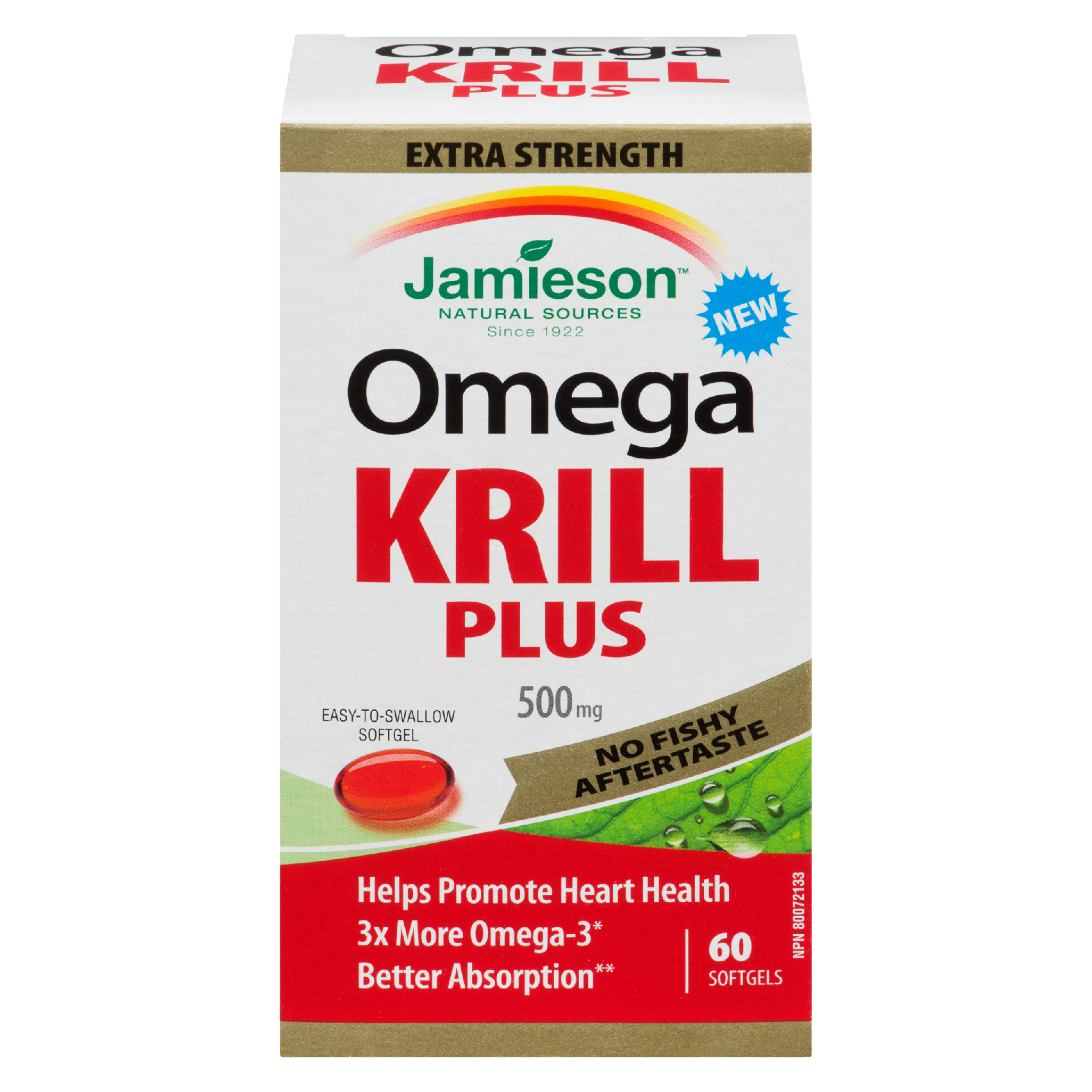 Jamieson Extra Strength Omega Krill Plus 500 mg 60 Softgels