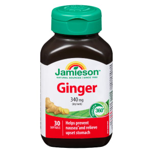 Jamieson Ginger 340 mg Dry Herb 30 Softgels