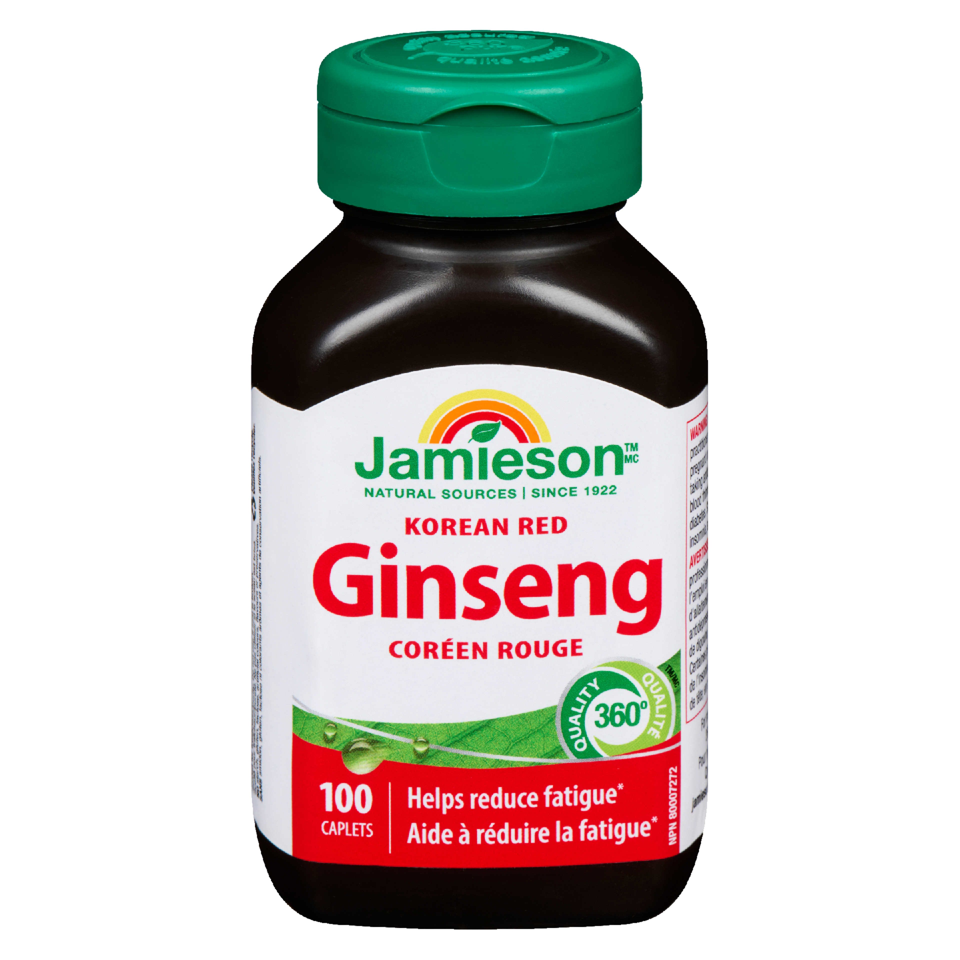 Jamieson Ginseng Korean Red 100 Caplets
