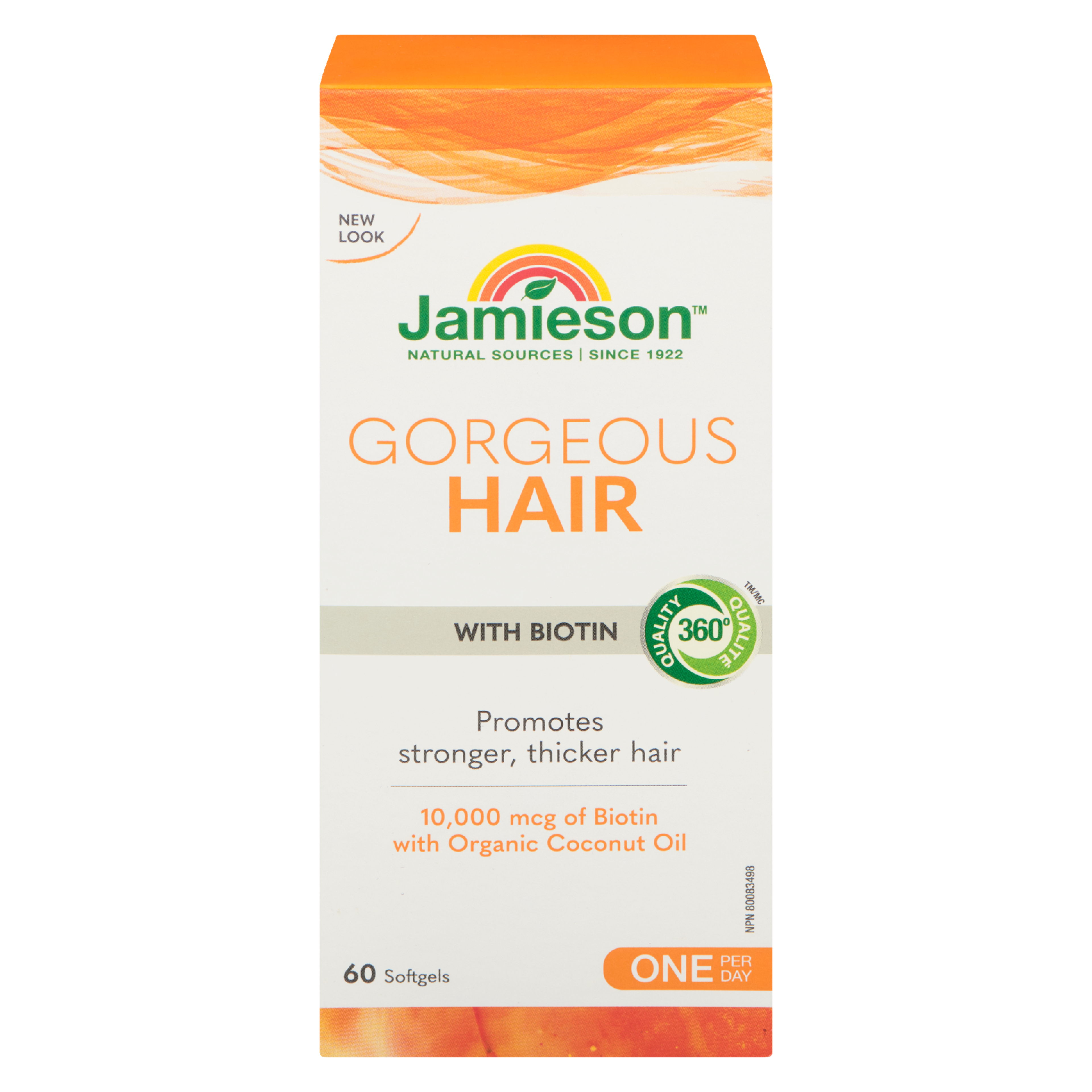 Jamieson Gorgeous Hair 60 Softgels