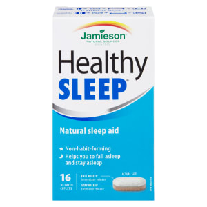 Jamieson Healthy Sleep Natural Sleep Aid 16 Bi-Layer Caplets