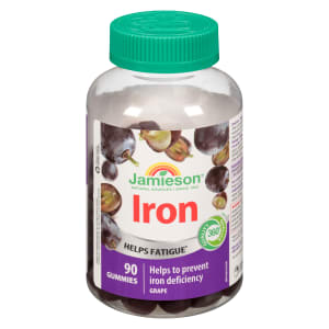 Jamieson Iron Grape 90 Gummies