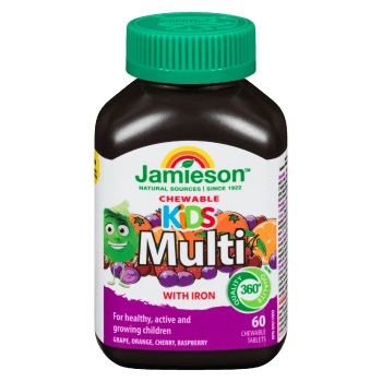 Jamieson Kids Multi with Iron 60 Chewable Tablets