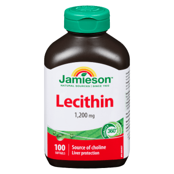 Jamieson Lecithin 1,200 mg 100 Softgels