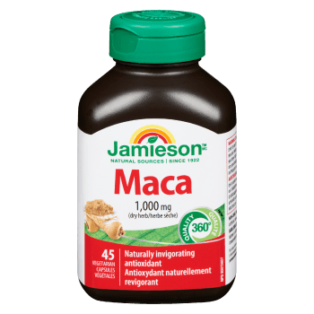 Jamieson Maca 1,000 mg Dry Herb 45 Vegetarian Capsules