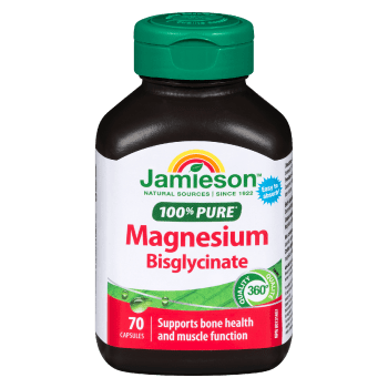 Jamieson Magnesium Bisglycinate 70 Capsules