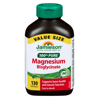 Jamieson Magnesium Bisglycinate Value Size 130 Capsules
