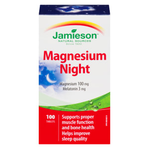 Jamieson Magnesium Night 100 Tablets