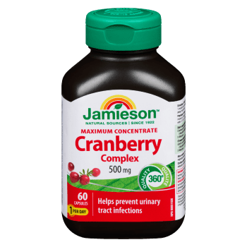 Jamieson Maximum Concentrate Cranberry Complex 500 mg 60 Capsules