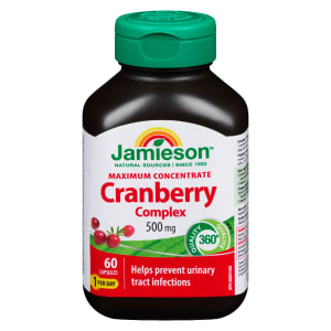 Jamieson Maximum Concentrate Cranberry Complex 500 mg 60 Capsules