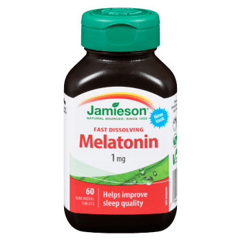 Jamieson Melatonin Fast Dissolving 1 mg 60 Sublingual Tablets