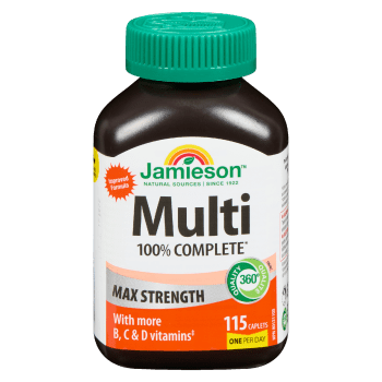 Jamieson Multi 100% Complete Max Strength 115 Caplets
