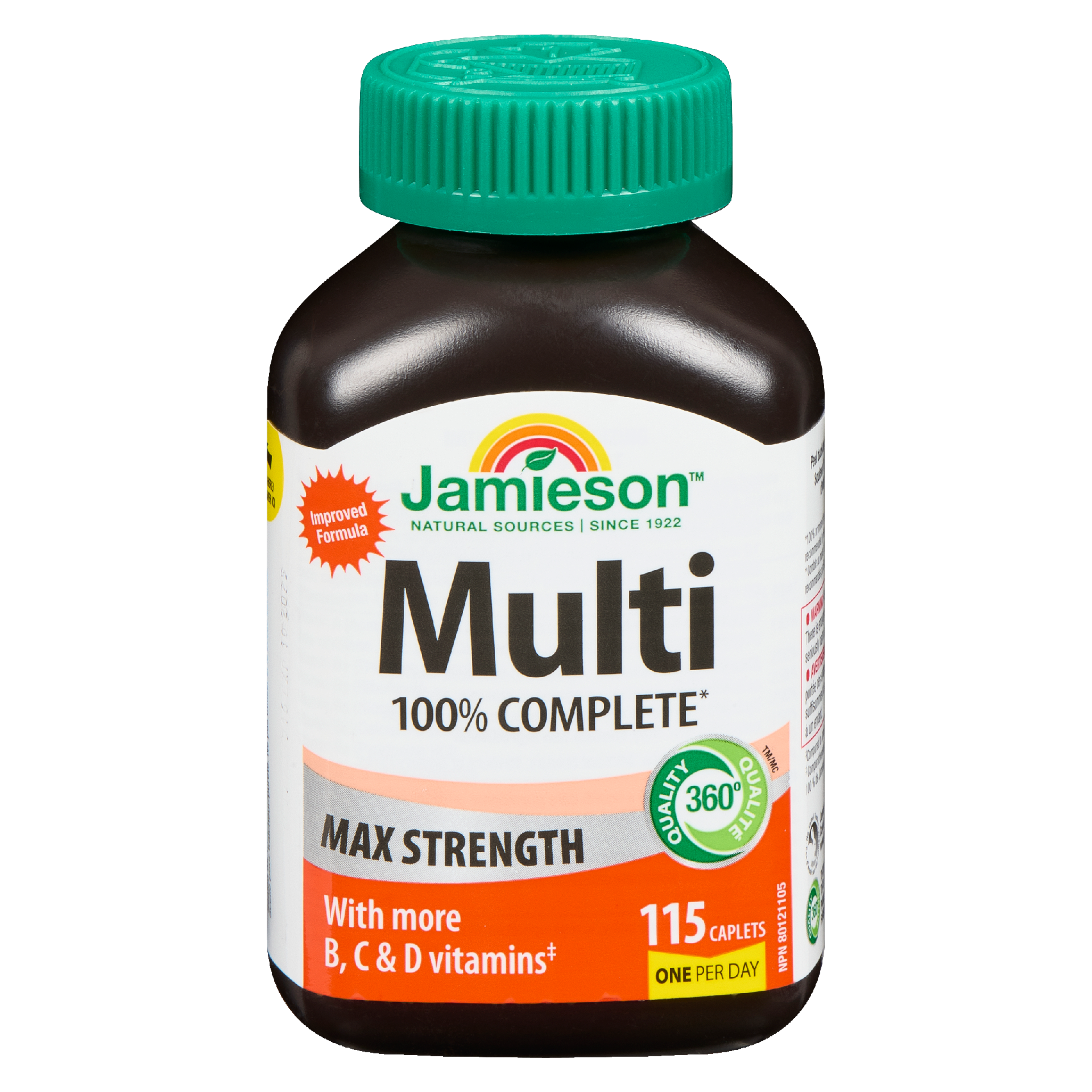 Jamieson Multi 100% Complete Max Strength 115 Caplets