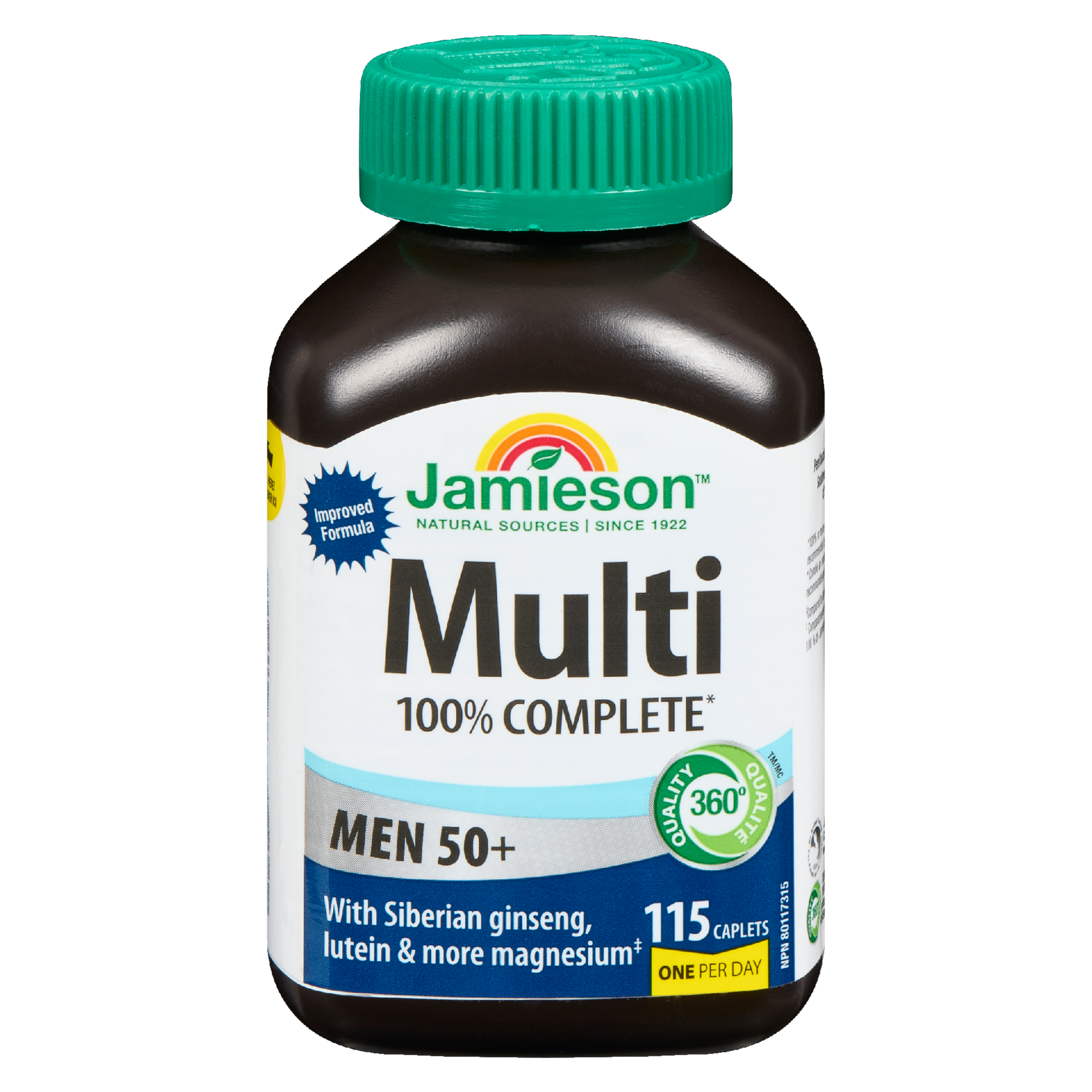 Jamieson Multi 100% Complete Men 50+ 115 Caplets