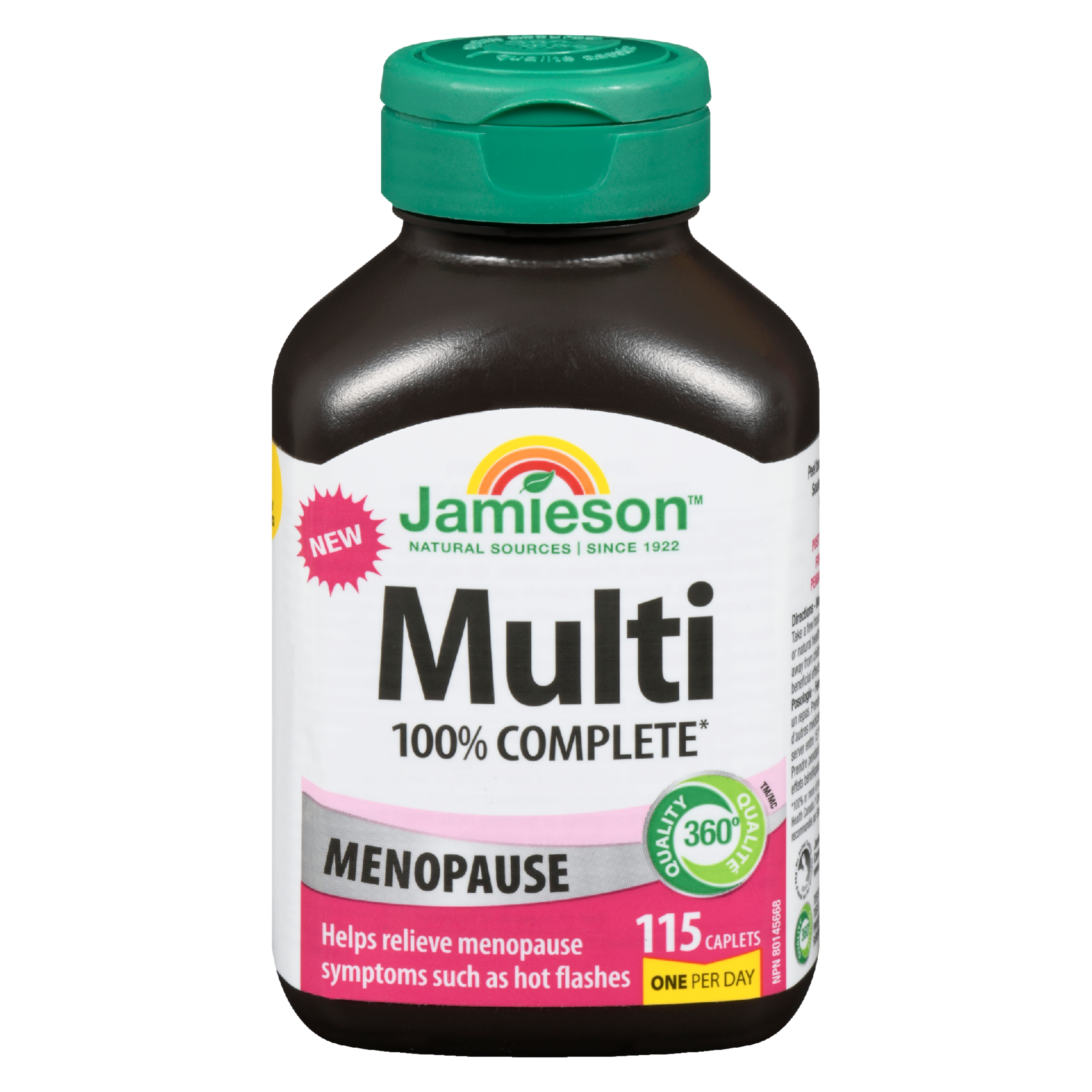 Jamieson Multi 100% Complete Menopause 115 Caplets