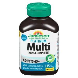 Jamieson Multi 100% Complete Platinum Adults 65+ 115 Mini-Caplets