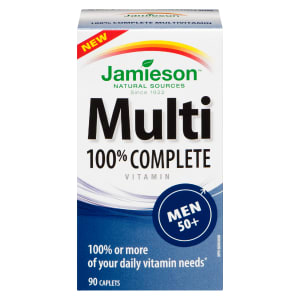 Jamieson Multi 100% Complete Vitamin Men 50+ 90 Caplets