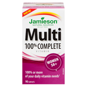 Jamieson Multi 100% Complete Vitamin Women 50+ 90 Caplets