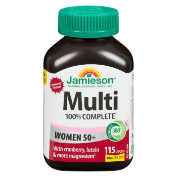 Jamieson Multi 100% Complete Women 50+ 115 Caplets