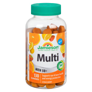 Jamieson Multi Men 50+ Citrus Berry 130 Gummies