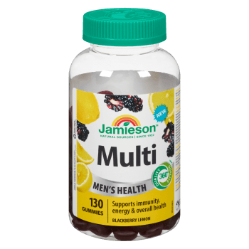 Jamieson Multi Men's Health Blackberry Lemon 130 Gummies